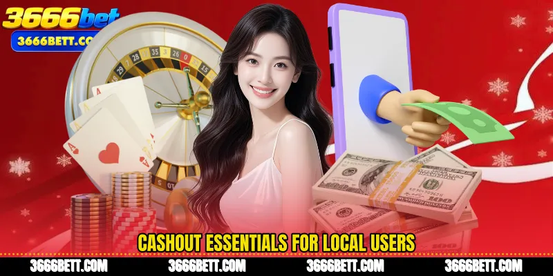 Cashout essentials for local users