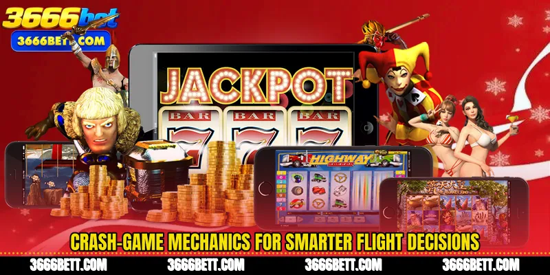 Crash-game mechanics for smarter flight decisions