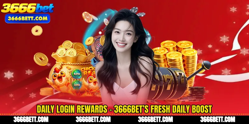 Daily Login Rewards - 3666Bet’s Fresh Daily Boost