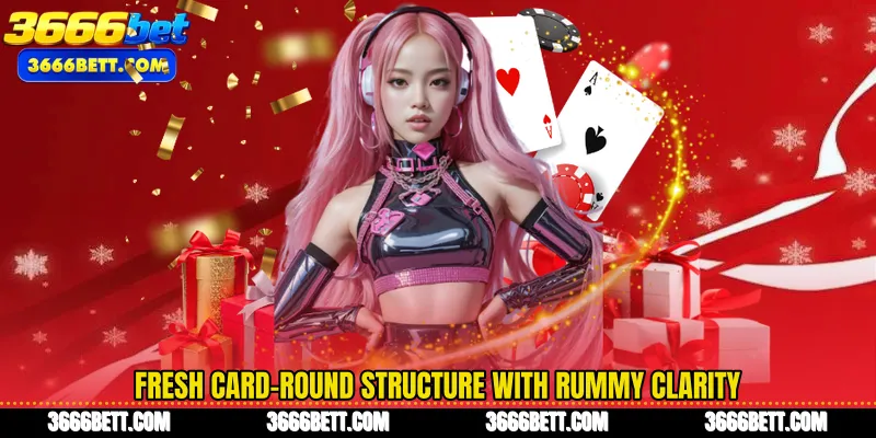 Fresh card-round structure with Rummy clarity