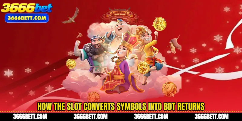 How the slot converts symbols into BDT returns