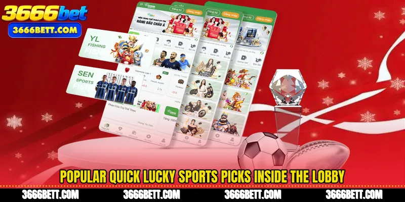 Popular quick Lucky sports picks inside the lobby