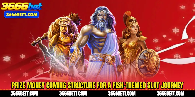 Prize Money Coming structure for a fish-themed slot journey