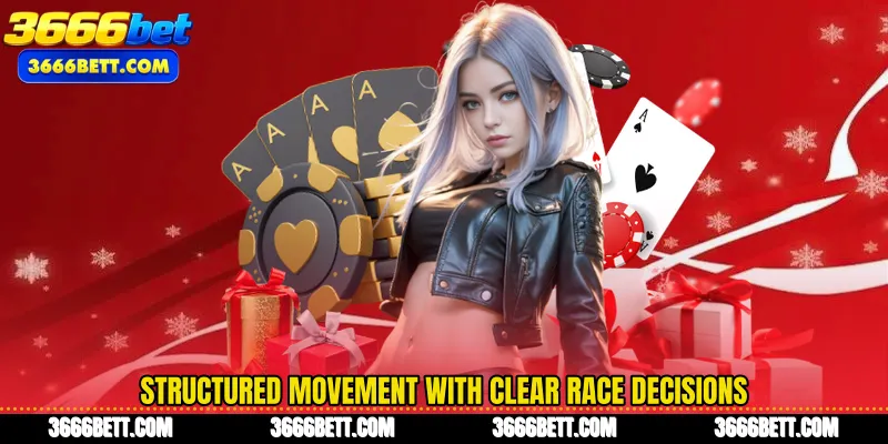Structured movement with clear race decisions