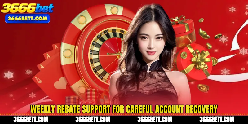 Weekly rebate support for careful account recovery